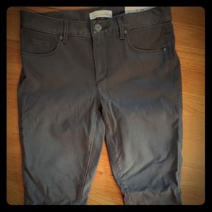 LOFT olive green soft 5 pocket jegging sz 6p NWT